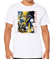 T-Shirt Blanc Cobra Space Adventure - L'homme de verre Crystal Boy