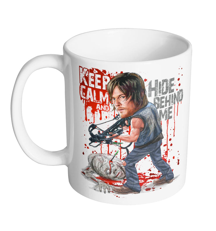 Mug The Walking Dead Tiny Daryl - Keep Calm and Hide Behind Me - Artist Deluxe