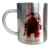 Mug Horreur Inox chrome Metal - Vendredi 13 / Friday 13 - Voorhees - Artist Deluxe