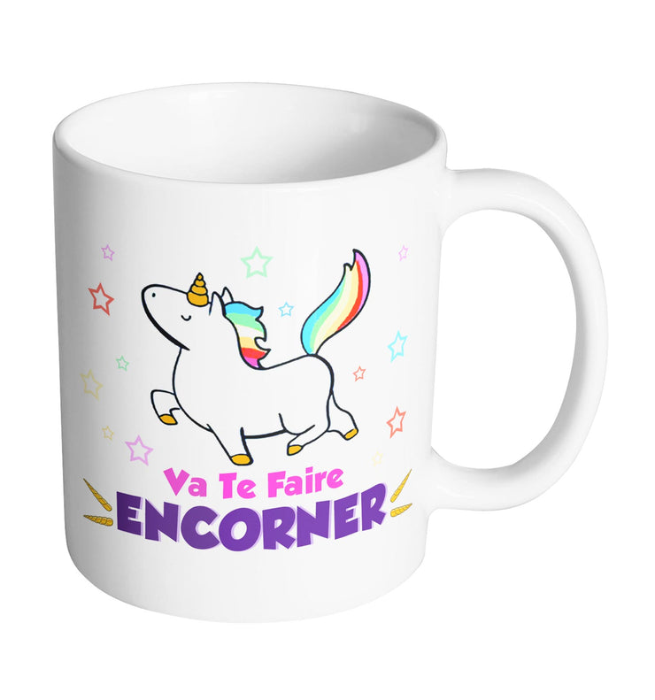 Mug Licorne Unicorn -  Vas te faire Encorner - Artist Deluxe