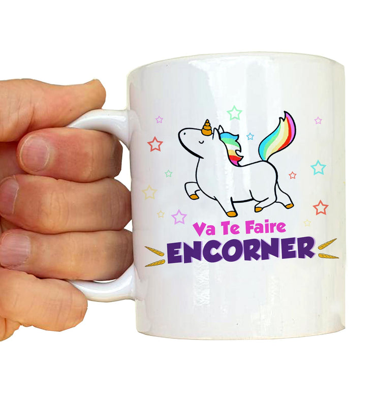 Mug Licorne Unicorn -  Vas te faire Encorner - Artist Deluxe