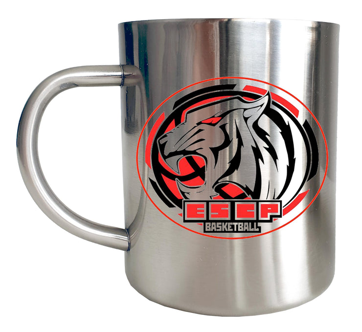 Mug ESCP Inox chrome Metal - ESCP Tiger Logo