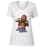 T-Shirt Femme Col V Goonies - Choco Truffle Shuffle - Artist Deluxe