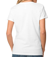 T-Shirt Femme Col V Licorne - j'peux pas j'ai licorne - Artist Deluxe