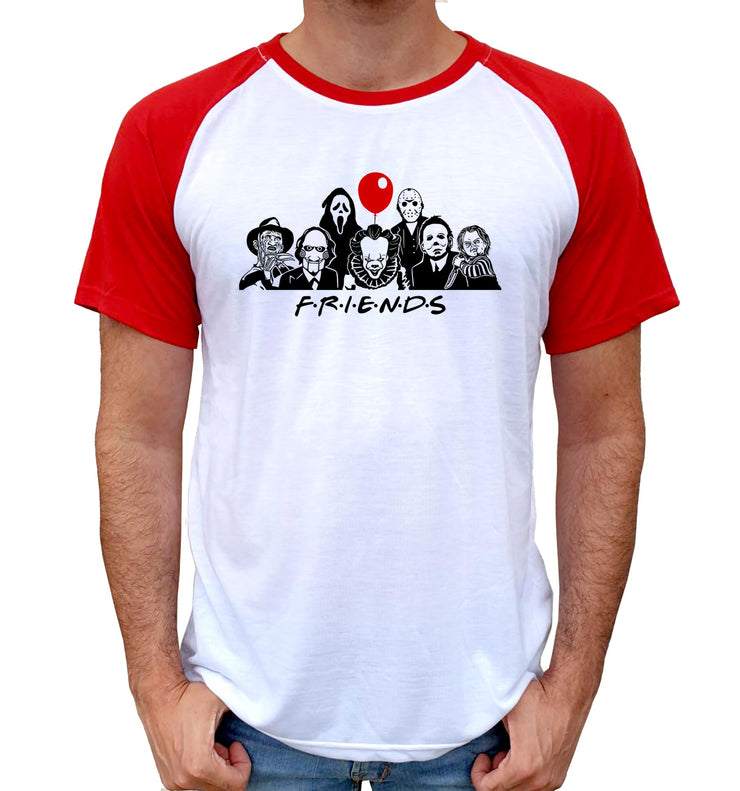 T-Shirt horreur Bi-colore - Friends team Balloon