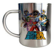 Mug Inox chrome Metal Saint Seiya - Logo Team - Artist Deluxe