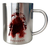 Mug Horreur Inox chrome Metal - Vendredi 13 / Friday 13 - Voorhees - Artist Deluxe