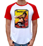 T-Shirt Bruce Lee Bi-colore - Big Boss Cover - Artist Deluxe