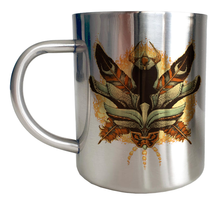 Mug Inox chrome Metal Saint Seiya - Icon Art Ikki Phoenix - Artist Deluxe