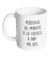 Tasse Mug Polymere Incassable 340ML Fun - Personne ne m'arrive à la cheville