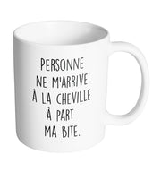 Tasse Mug Polymere Incassable 340ML Fun - Personne ne m'arrive à la cheville