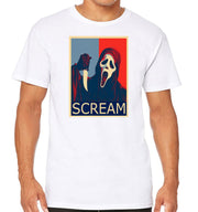 T-Shirt Blanc Horreur - Scream Propagande