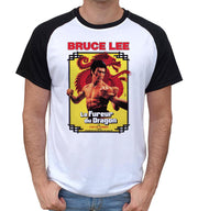 T-Shirt Bruce Lee Bi-colore - La Fureur du dragon Cover - Artist Deluxe