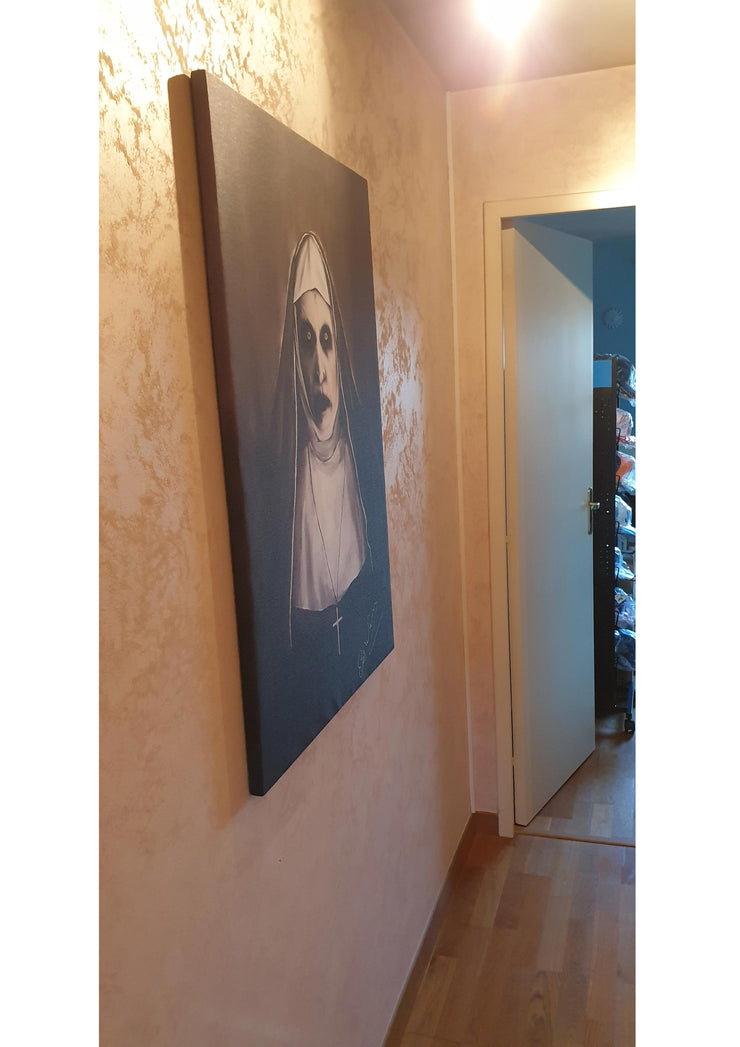 The Conjuring 2 - Tableau Art 100 x 70 cm Valak The Nun - Artist Deluxe