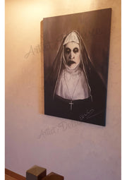 The Conjuring 2 - Tableau Art 100 x 70 cm Valak The Nun - Artist Deluxe