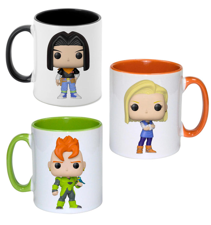 Pack x3 Mug DBZ - C16 C17 C18