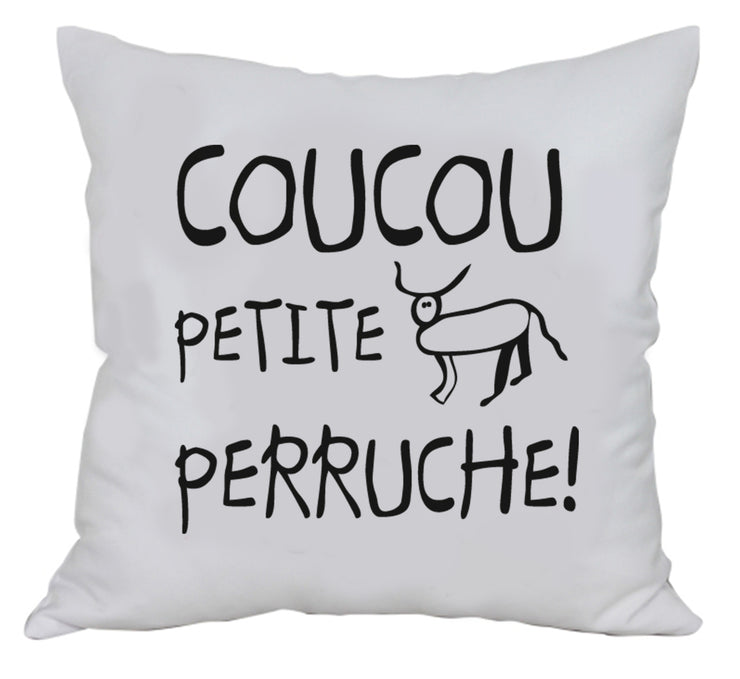 Coussin fun - Coucou petite perruche - Artist Deluxe