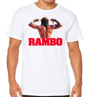 T-Shirt Blanc Rambo - Rambo Back