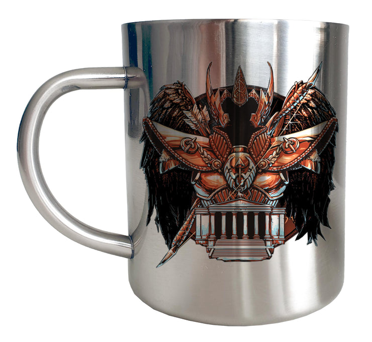 Mug Inox chrome Metal Saint Seiya - Icon Art AIOROS Sagittaire - Artist Deluxe