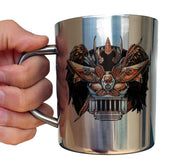 Mug Inox chrome Metal Saint Seiya - Icon Art AIOROS Sagittaire - Artist Deluxe