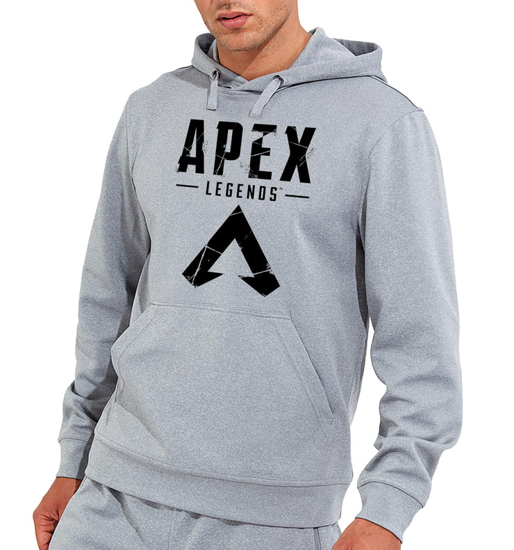 Sweat Gaming à capuche Gris - Logo Apex