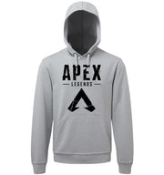 Sweat Gaming à capuche Gris - Logo Apex