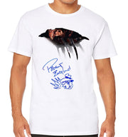 T-Shirt Blanc Horreur  - Freddy Krueger Signature