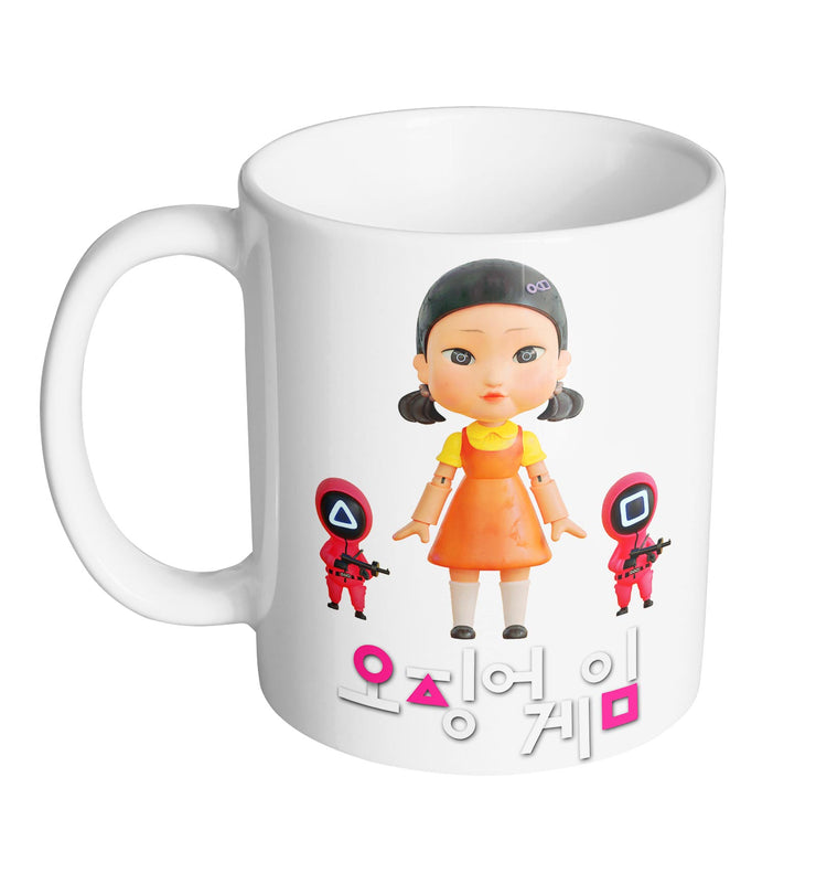 Tasse Mug Polymere Incassable 340ML Squid Game - Poupée Squid Game 1 2 3