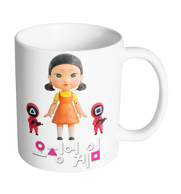 Tasse Mug Polymere Incassable 340ML Squid Game - Poupée Squid Game 1 2 3