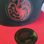 Casquette Game of Thrones snapback - Noir & Rouge - "Targaryen" - Artist Deluxe