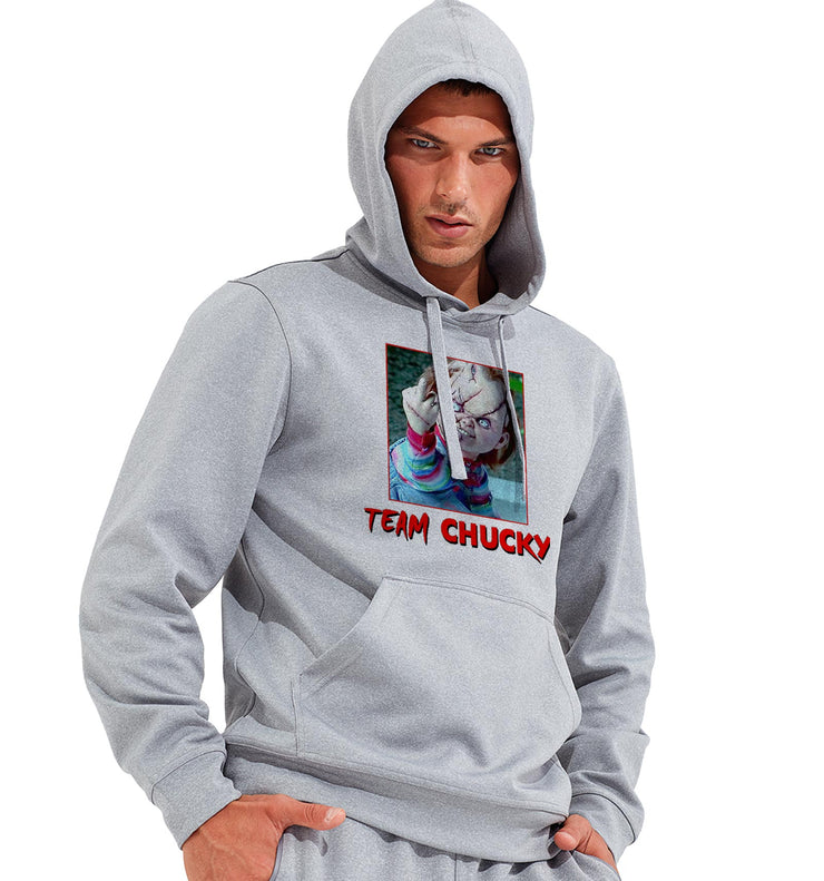 Sweat Horror à capuche Gris - Team chucky