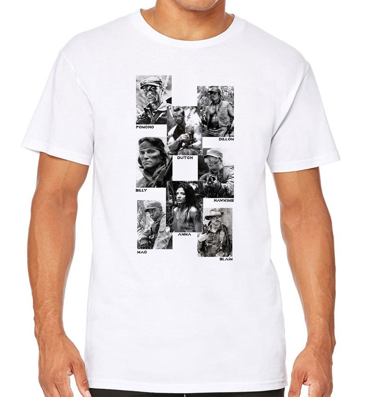 T-Shirt Blanc Predator 1987 - Full Team