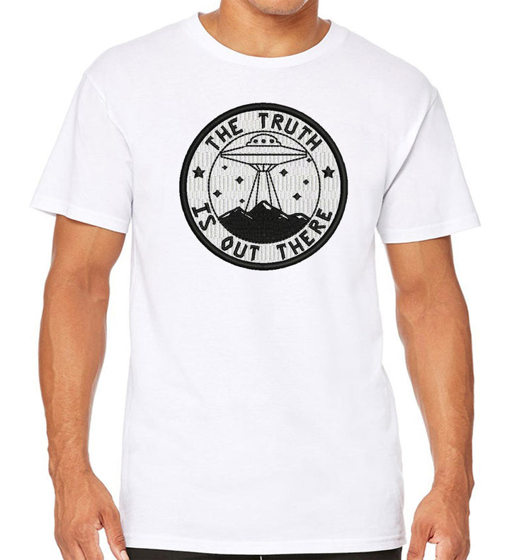 T-Shirt Ovni - The Truth is Out There - Effet brodé - Artist Deluxe