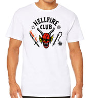 T-Shirt Blanc Geek - Hellfire Club