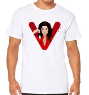 T-Shirt Blanc Serie V - Diana Art