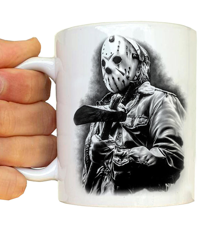 Tasse Mug Polymere Incassable 340ML Vendredi 13 - Jason Voorhees draw ART