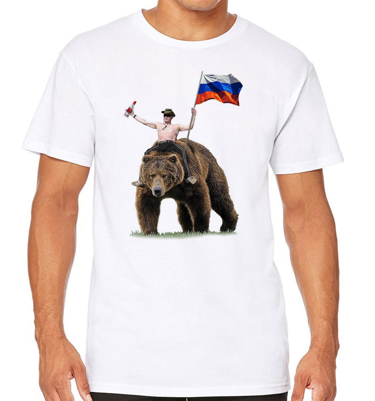 T-Shirt Fun Poutine - Vladimir Poutine Ours - Artist Deluxe