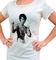 T-Shirt Tunique 38/40 Femme - Bruce Lee Pose - Artist Deluxe