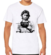 T-Shirt Blanc New York 1997 - Snake Plissken Wanted