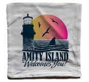 Coussin Jaws - Amity Island Welcome You - Artist Deluxe
