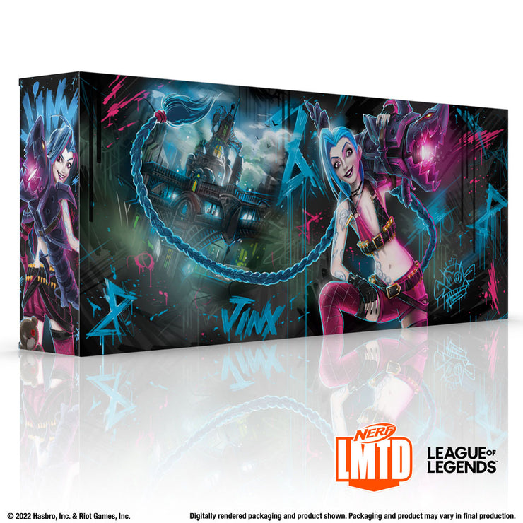 League of Legends NERF LMTD Jinx Fishbones Blaster 93 cm