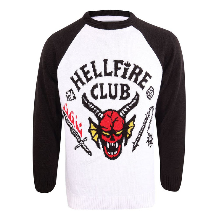 Pull de Noel Stranger Things - Christmas Jumper Hellfire Club