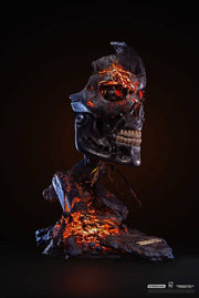 Terminator 2 : Le Jugement dernier réplique 1/1 masque de T-800 Endoskeleton Battle Damaged Version - Artist Deluxe