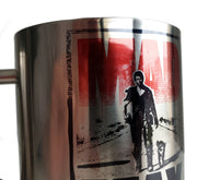 Mug Inox chrome RAMBO chrome - Rambo It's War - Artist Deluxe